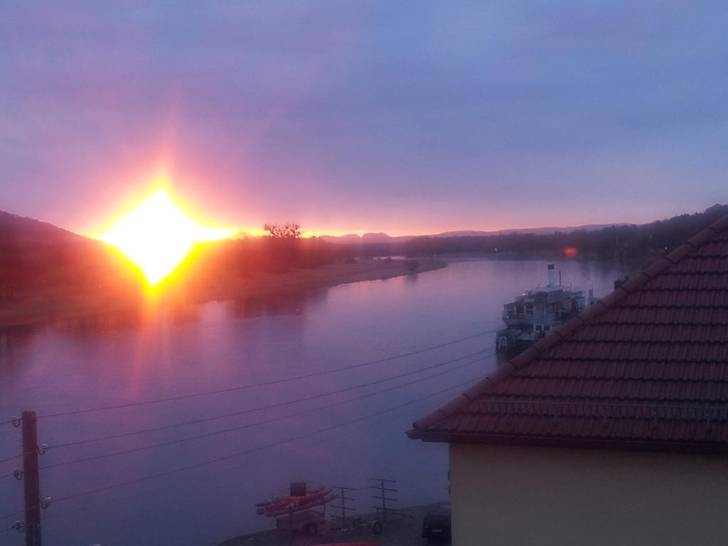 Ferienwohnung An Der Elbe Dresden Exterior foto