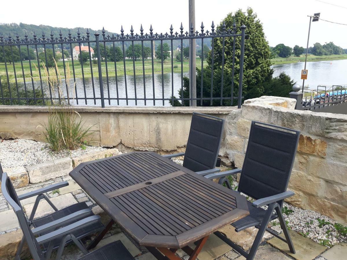 Ferienwohnung An Der Elbe Dresden Exterior foto